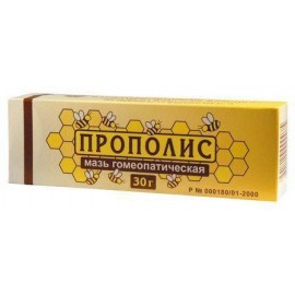 Прополис мазь д/наружн пр гомеопат 30г N1 туба алюм ПК
