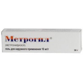 Метрогил гель д/наружн пр 1% 30г N1 туба ПК