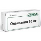 Оланзапин-АЛСИ таб 10мг N30 уп кнт-яч ПК <10*3>
