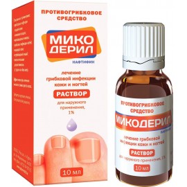 Микодерил р-р д/наружн пр 1% 10мл N1 фл-кап ПК