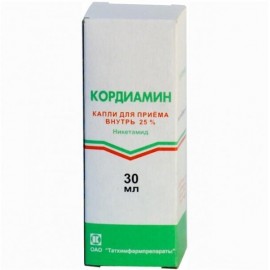 Кордиамин кап д/внут пр 25% 25мл N1 фл-кап стек ПК