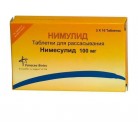 Нимулид таб 100мг N20 бл ПК <10*2>