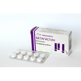 Бетагистин таб 24мг N30 уп кнт-яч ПК <10*3>