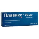 Плавикс таб п.п.о. 75мг N100 бл ПК <10*10>