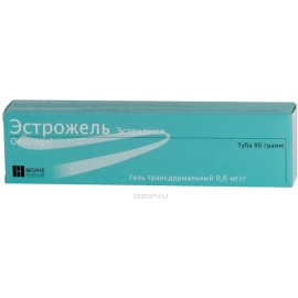 Эстрожель гель трансдерм 0,6мг/г 80г N1 фл пласт помп-доз ПК
