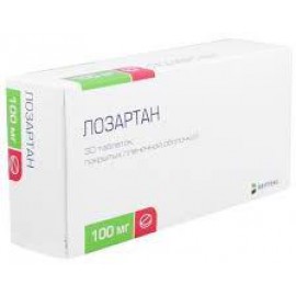 Лозартан таб п.п.о. 100мг N30 уп кнт-яч ПК <10*3>