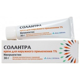 Солантра крем д/наружн пр 1% 30г N1 туба ПК