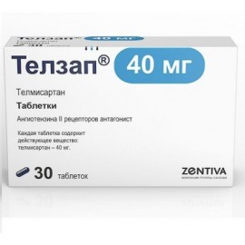 Телзап таб 40мг N30 бл ПК <10*3>