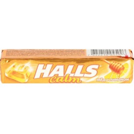 HALLS Карамель леденцовая Мёд и Лимон 25г N12 уп инд в кор