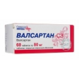 Валсартан-СЗ таб п.п.о. 80мг N60 уп кнт-яч ПК