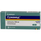 Сумамед капс 250мг N6 бл ПК
