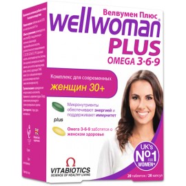 Велвумен Плюс Wellwoman Plus VITABIOTICS таб+капс/компл N56 бл ПК <28*2>