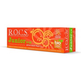 Зубная паста ROCS Junior Фруктовая радуга от 6-12 лет 74г