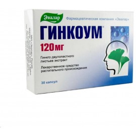 Гинкоум капс 120мг N30 уп кнт-яч ПК <15*2>