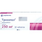 ТРИХОПОЛ ТАБ 250МГ N20 УП КНТ-ЯЧ ПК <10*2>