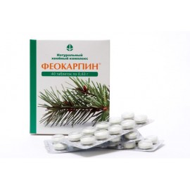 Феокарпин таблетки 0,63г N40 бл ПК