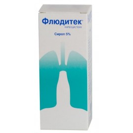 ФЛЮДИТЕК СИРОП 5% 125МЛ N1 ФЛ СТЕКЛ ПК