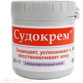 Судокрем крем для детей защищает, успокаивает и восстанавливает кожу 60г бан