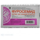 Фуросемид р-р для в/в и в/м вв 10мг/мл 2мл N10 амп ПК