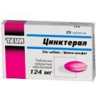 Цинктерал-Тева таб п.п.о. 124мг N25 бл ПК