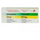Ципрамил таб п.п.о. 20мг N28 бл ПК <14*2>